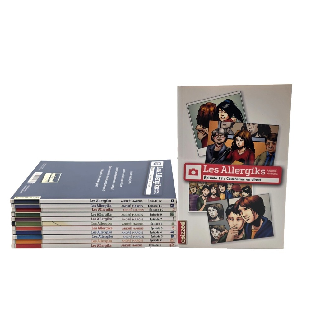 Lot de 12 Les Allergiks‎ la Courte Échelle – Lecture Enfants  Français French